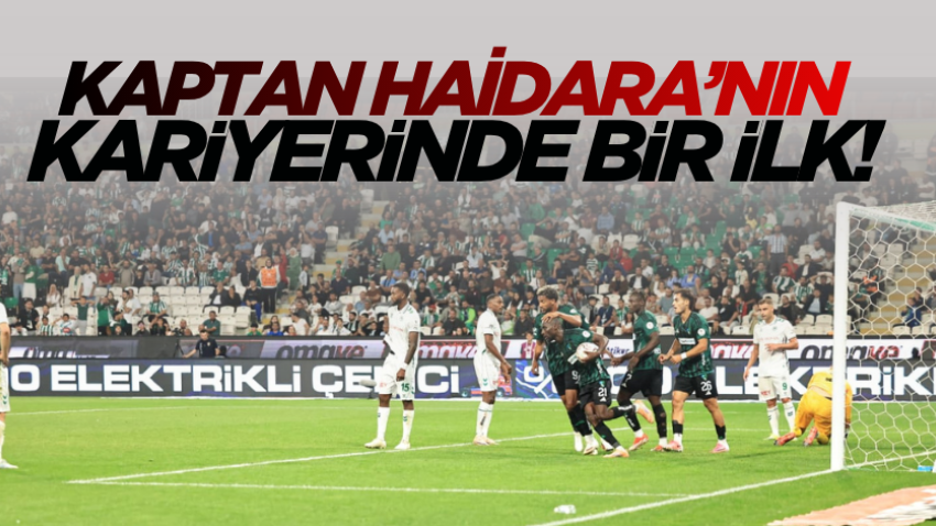 Kaptan Haidara’nın kariyerinde bir ilk! 