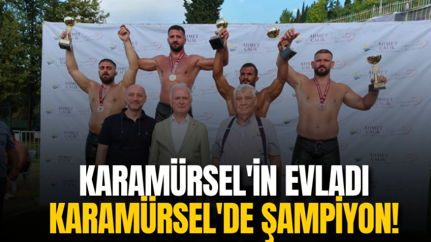 Karamürsel'in evladı Karamürsel'de şampiyon!