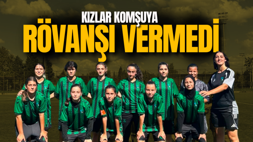 Kızlar komşuya rövanşı vermedi