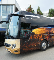 Kocaeli’de bu otobüs olay oldu!