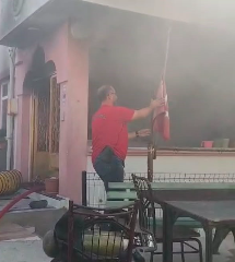 Kocaeli'de itfaiyeciden anlamlı hareket