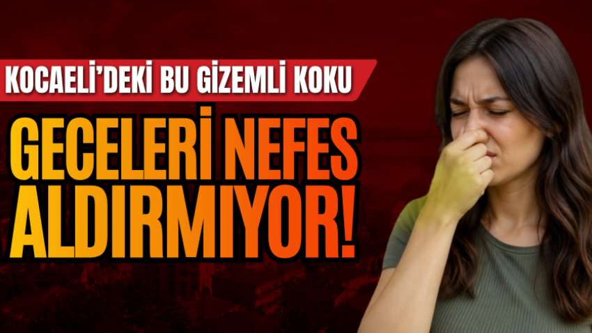 Kocaeli’deki bu gizemli koku geceleri nefes aldırmıyor!