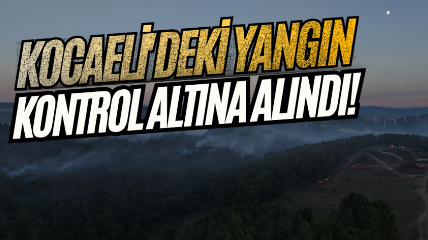 Kocaeli'deki yangın kontrol altına alındı! 