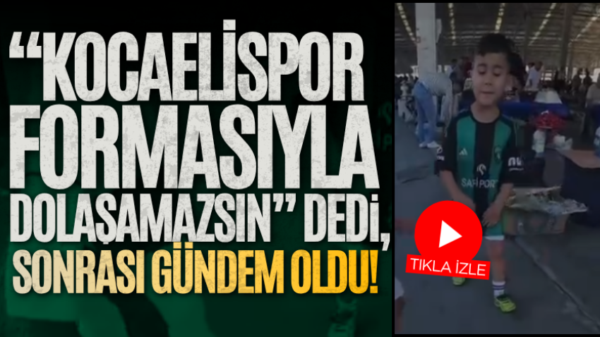 “Kocaelispor formasıyla dolaşamazsın” dedi, sonrası gündem oldu! 