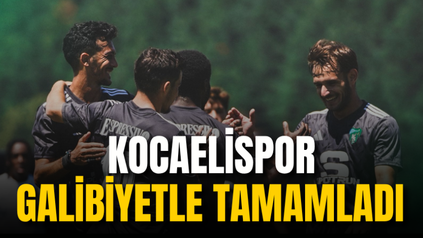 Kocaelispor, galibiyetle tamamladı 