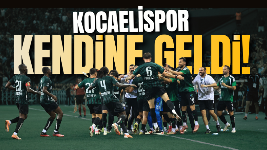 Kocaelispor kendine geldi! 