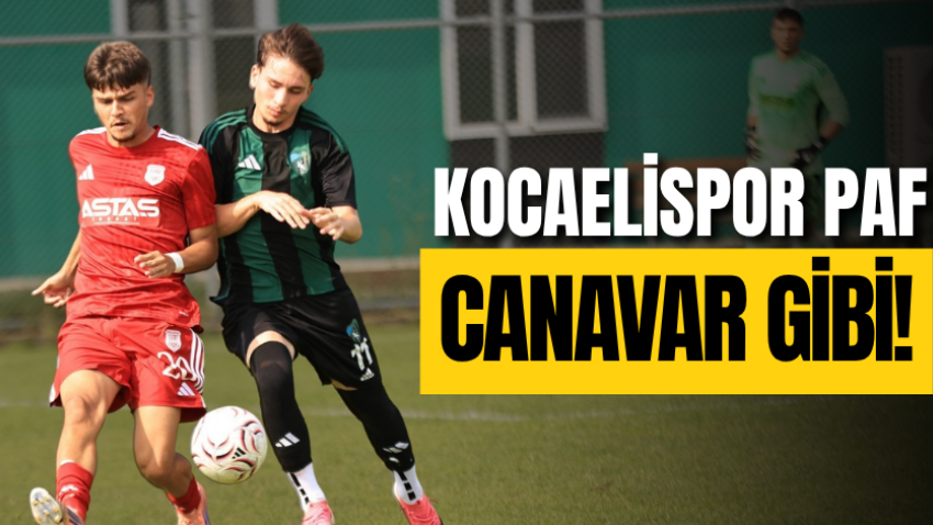 Kocaelispor PAF canavar gibi! 