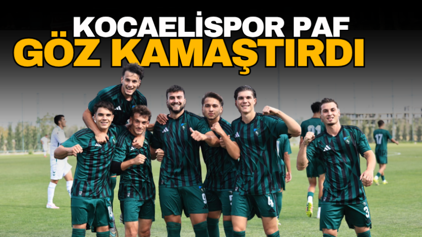 Kocaelispor PAF göz kamaştırdı