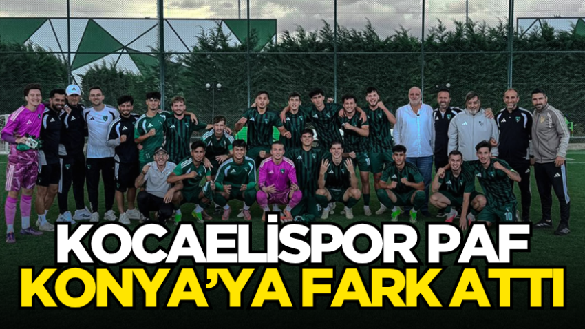 Kocaelispor PAF Konya’ya fark attı