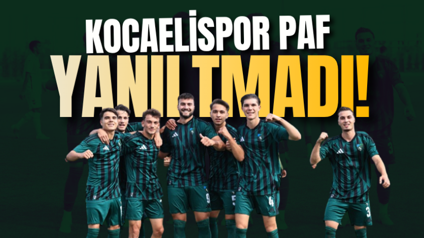 Kocaelispor PAF yanıltmadı!
