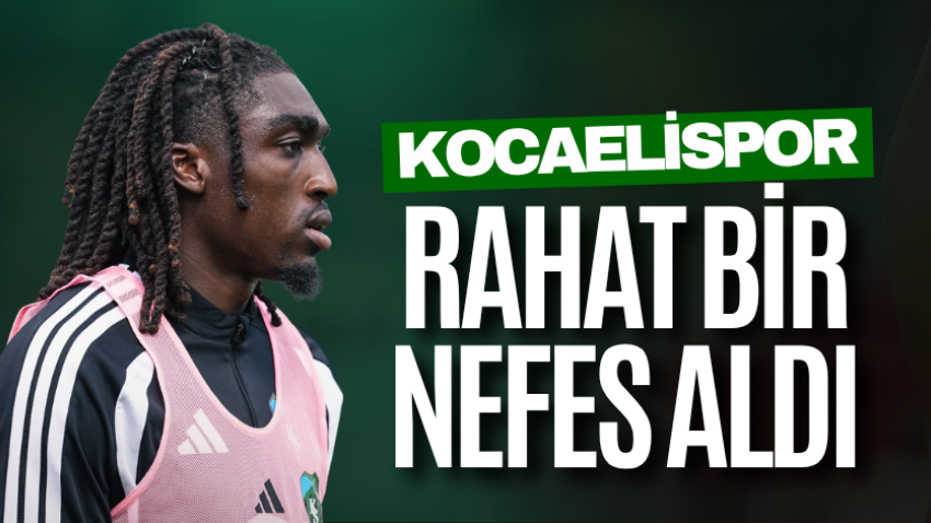 Kocaelispor rahat bir nefes aldı