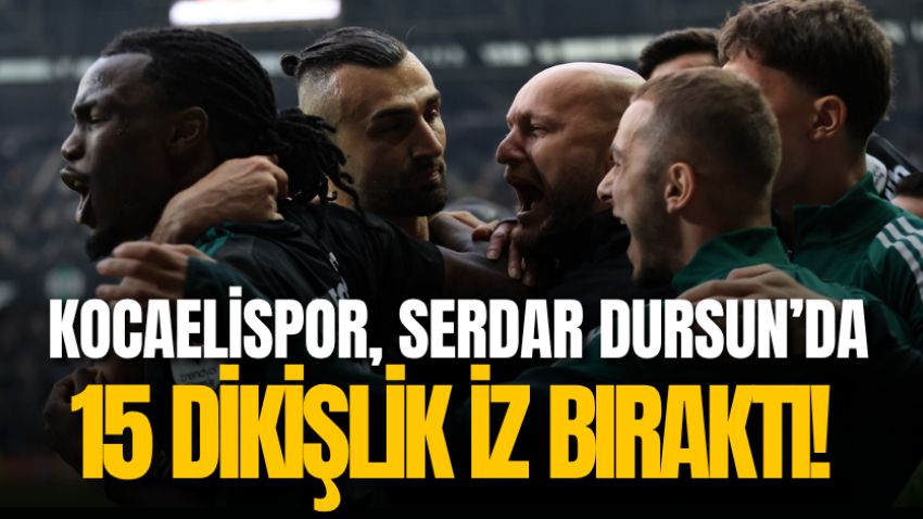 Kocaelispor, Serdar Dursun’da 15 dikişlik iz bıraktı! 