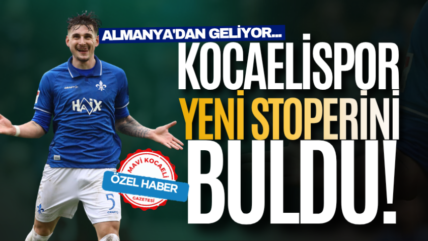 Kocaelispor yeni stoperini buldu! Almanya'dan geliyor... 