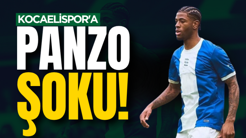 Kocaelispor'a Panzo şoku! 