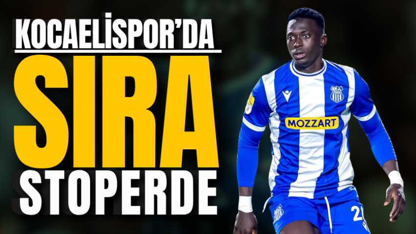 Kocaelispor’da sıra stoperde