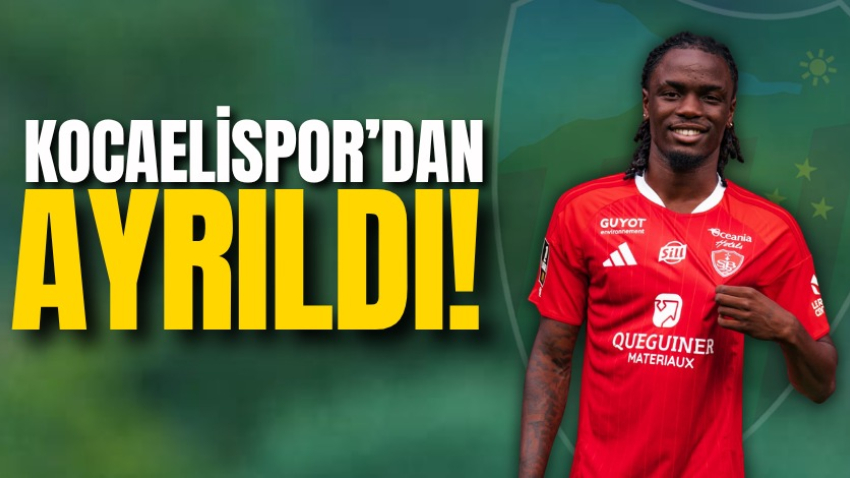 Kocaelispor’dan ayrıldı! Jo, yeni takımına imza attı