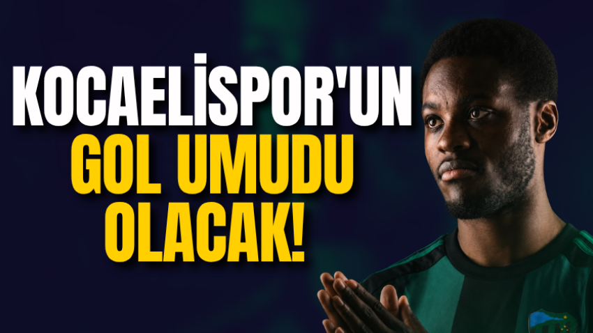 Kocaelispor'un gol umudu olacak! 