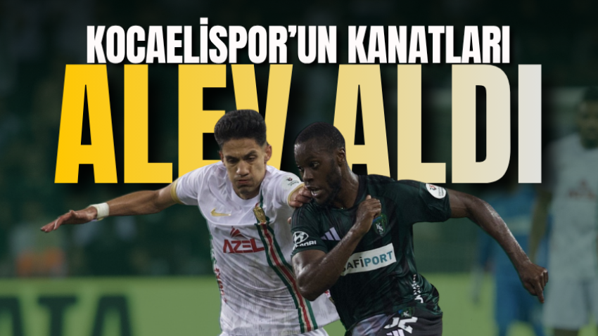 Kocaelispor’un kanatları alev aldı