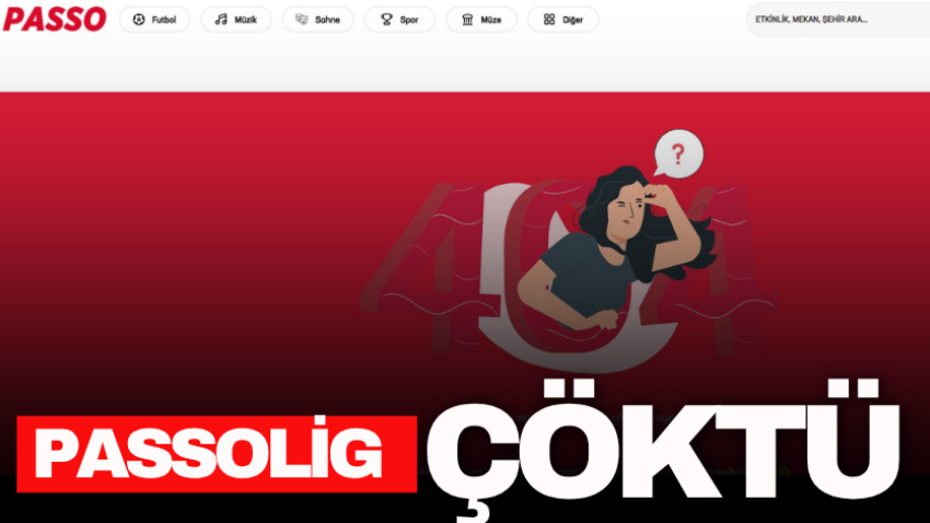 Passolig çöktü 