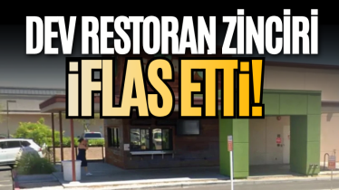Restoran zinciri iflas etti!
