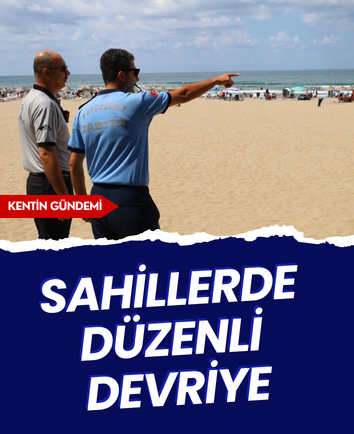Sahillerde düzenli devriye