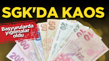 SGK'da kaos: Başvurularda yığılmalar oldu