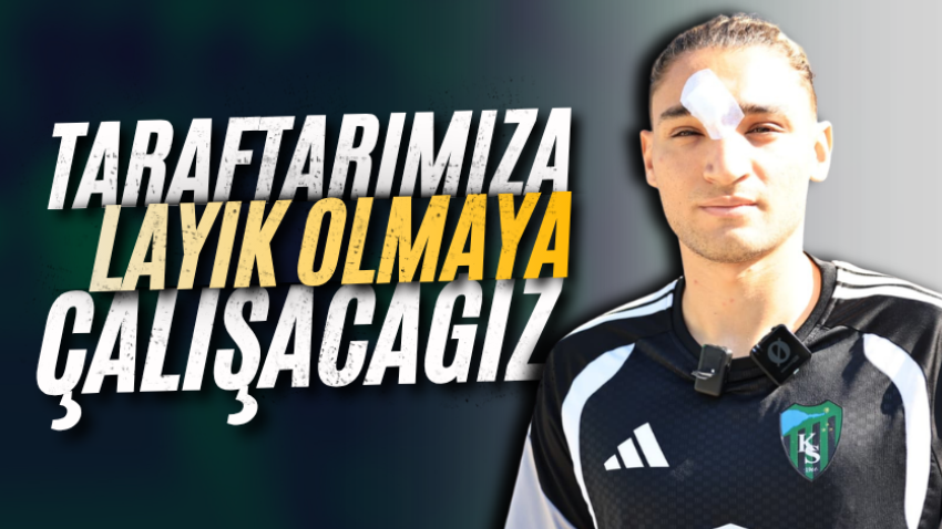 Taraftarımıza layık olmaya çalışacağız