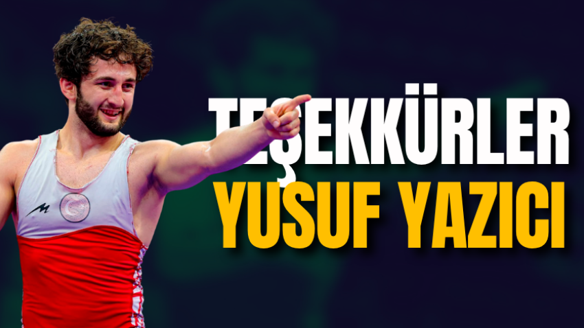 Teşekkürler Yusuf Yazıcı