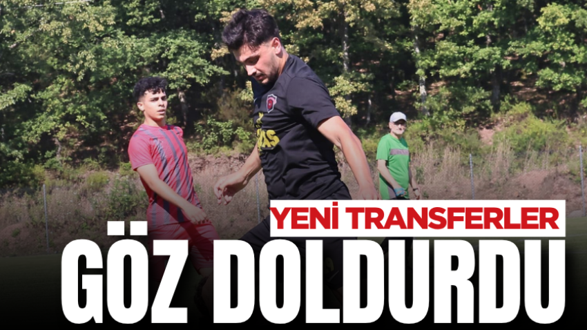 Yeni transferler göz doldurdu