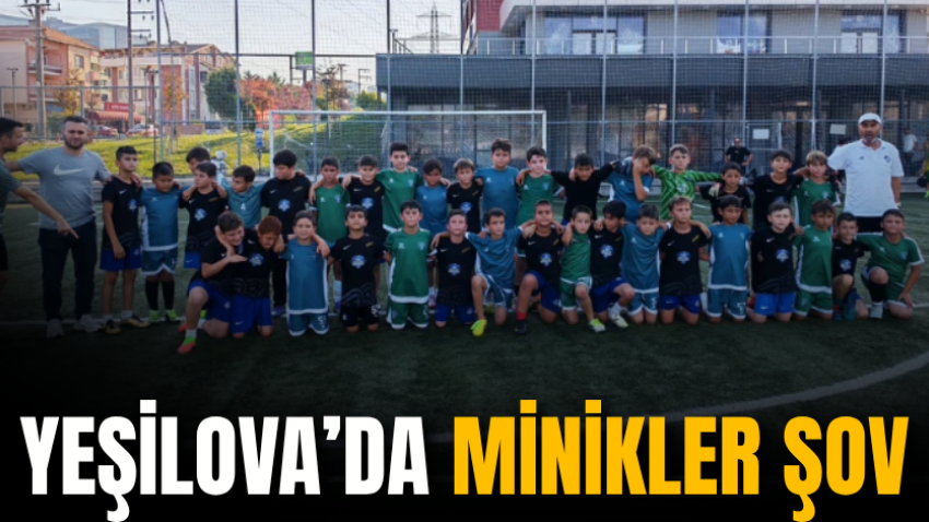 Yeşilova’da minikler şov