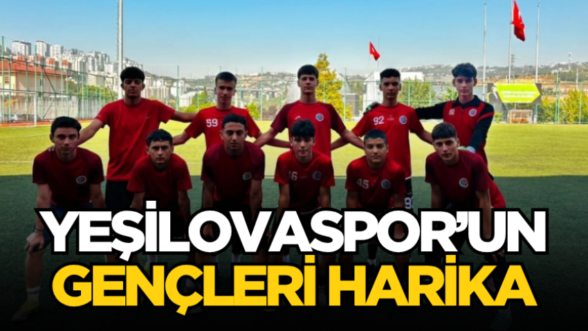 Yeşilovaspor’un gençleri harika