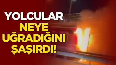 Yolcular neye uğradığını şaşırdı!