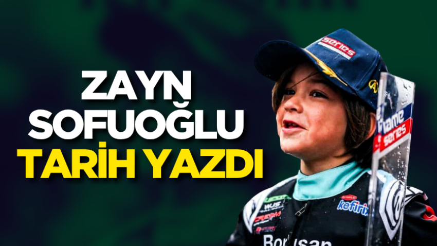 Zayn Sofuoğlu tarih yazdı