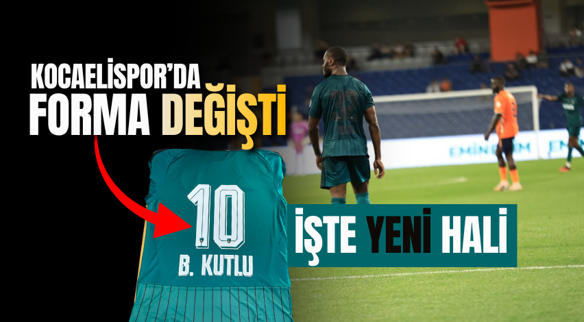 Kocaelispor'da forma değişti! İşte yeni hali