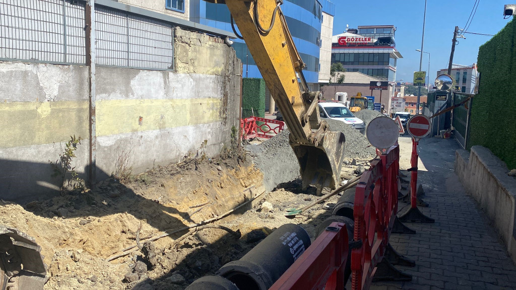 Doğalgaz borusu patladı
