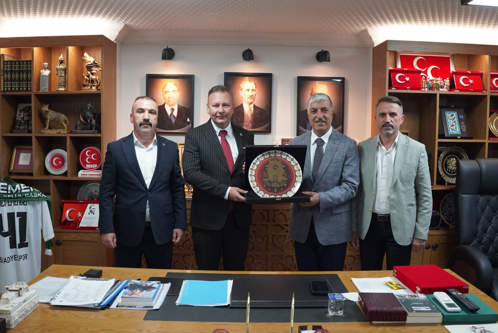 Başkan Ömeroğlu’dan Başkan Emengen’e hayırlı olsun ziyareti