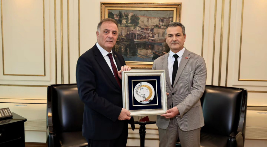 Lütfü Obuz’dan Nuri Aslan’a taziye ziyareti