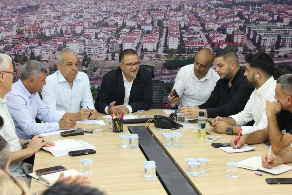Başkan Gökçe, müdürlerle toplandı