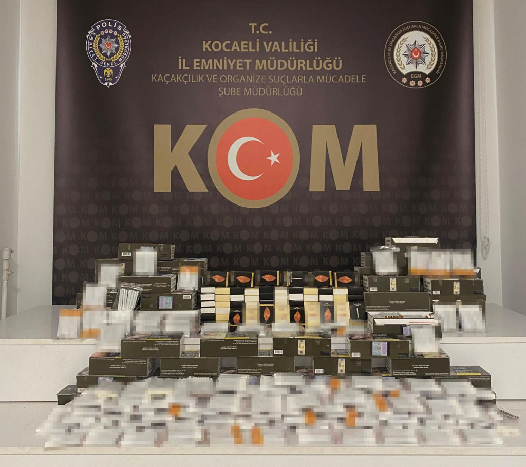 İzmit'te kaçakçılık operasyonu!