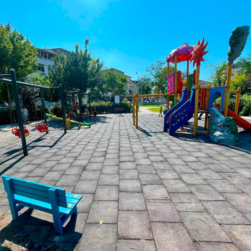 Körfez’de parklar çocuklar için yenileniyor