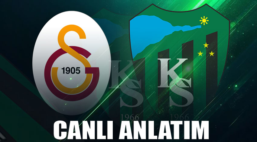 GALATASARAY – KOCAELİSPOR (Canlı Anlatım)