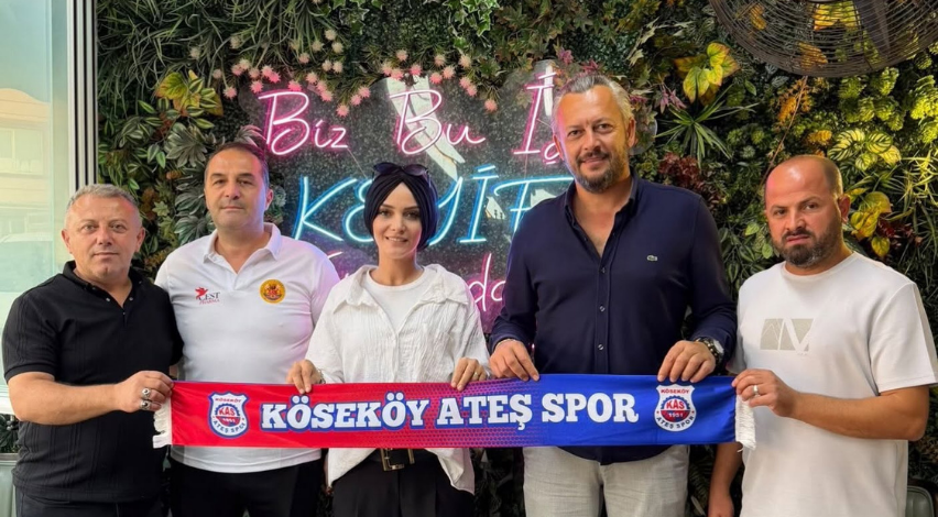 Kadın girişimciden Köseköy Ateşspor’a destek