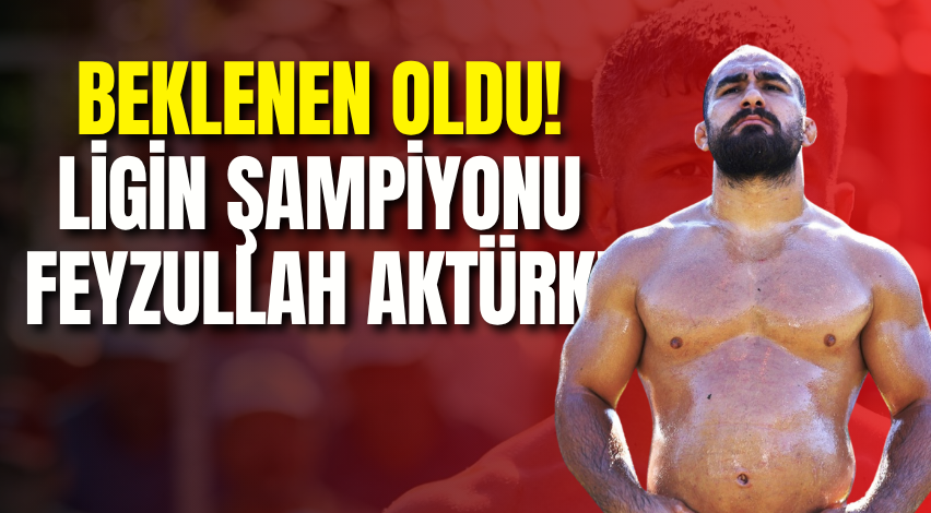 Beklenen oldu! Ligin şampiyonu Feyzullah Aktürk! 
