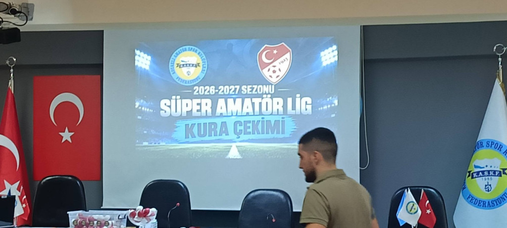 Süper Amatör Lig’de ilk hafta maçları belli oldu 
