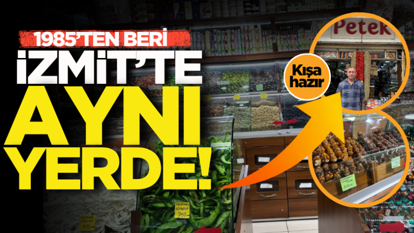 1985’ten beri İzmit’te aynı yerde! Kışa hazır