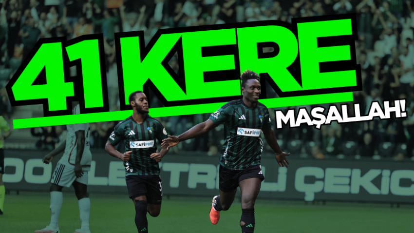 41 kere maşallah!
