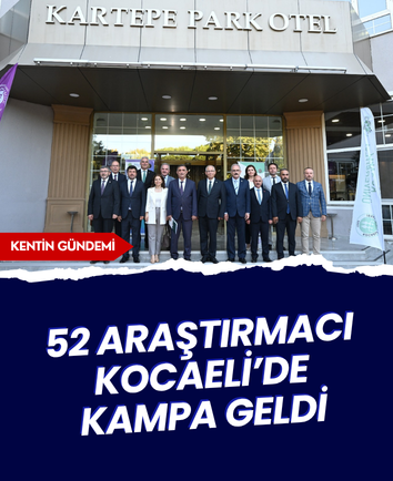 52 araştırmacı Kocaeli’de kampa geldi