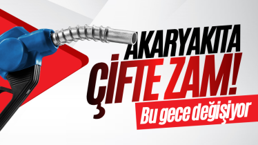 Akaryakıta çifte zam! Bu gece değişiyor 