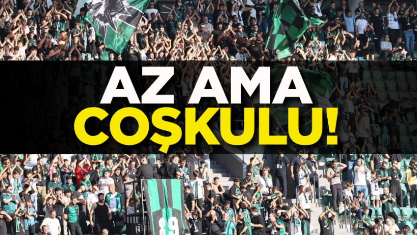 Az ama coşkulu!