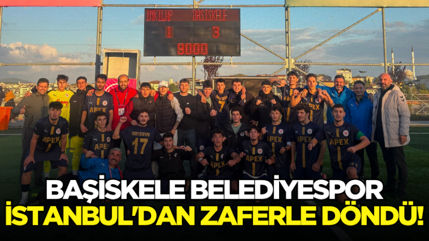 Başiskele Belediyespor İstanbul'dan zaferle döndü!